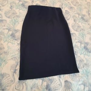 Thanth XS Navy Blue Pencil Skirt